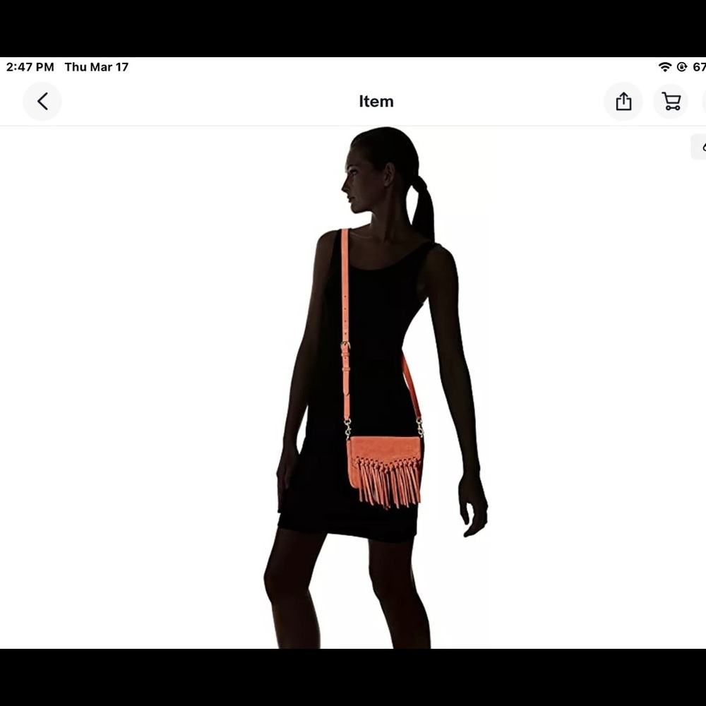 Beautiful Rebecca Minkoff suede crossbody. - Picture 9 of 10